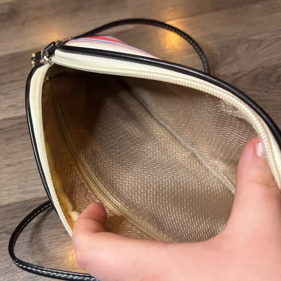 Vintage Kate Spade Vibrant Striped Shoulder Bag and Crossbody Bag Set - Picture 4 of 7